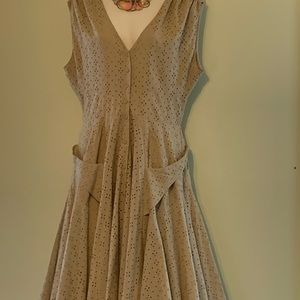Calvin Klein Vintage Tan Dress
